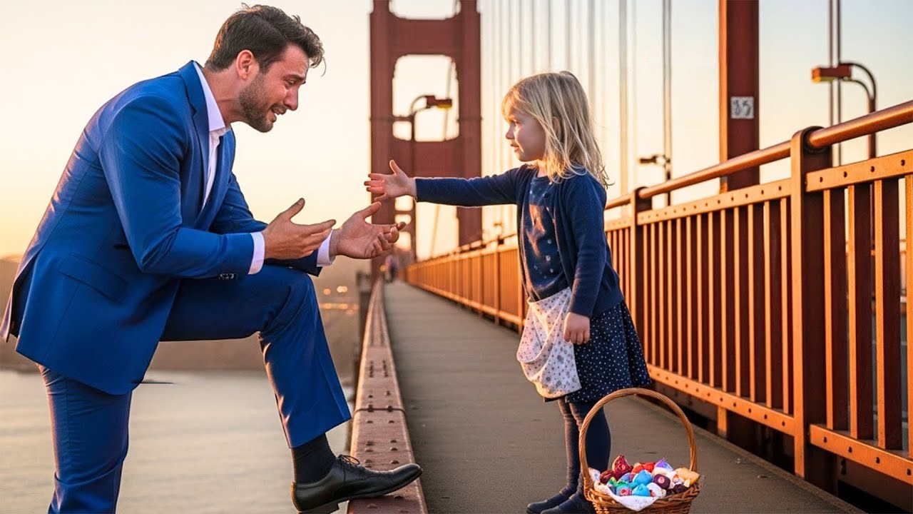 Milliardär wollte von der Brücke springen — bis ein armes Mädchen etwas sagte und alles änderte