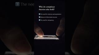 Why do conspiracy theories take hold? #CambridgeDisinformationSummit #fakenews #disinformation