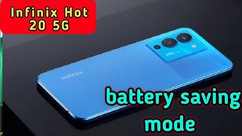 Infinix Hot 20 5G Mein Battery Saving Mode Kaise Lagaen , How To Enable Battery Server In Infinix