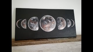 How To Paint Phases of the Moon