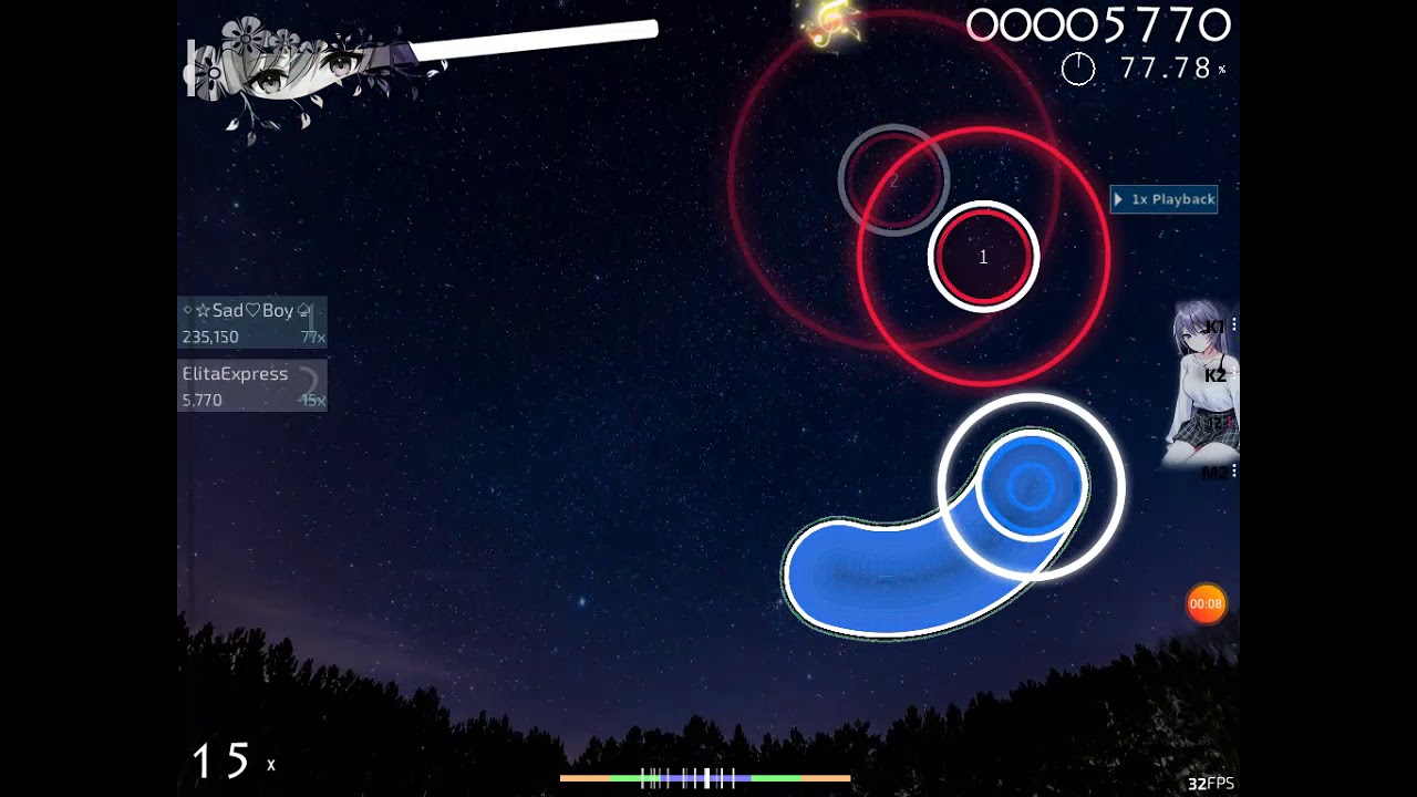 Карта в осу лед