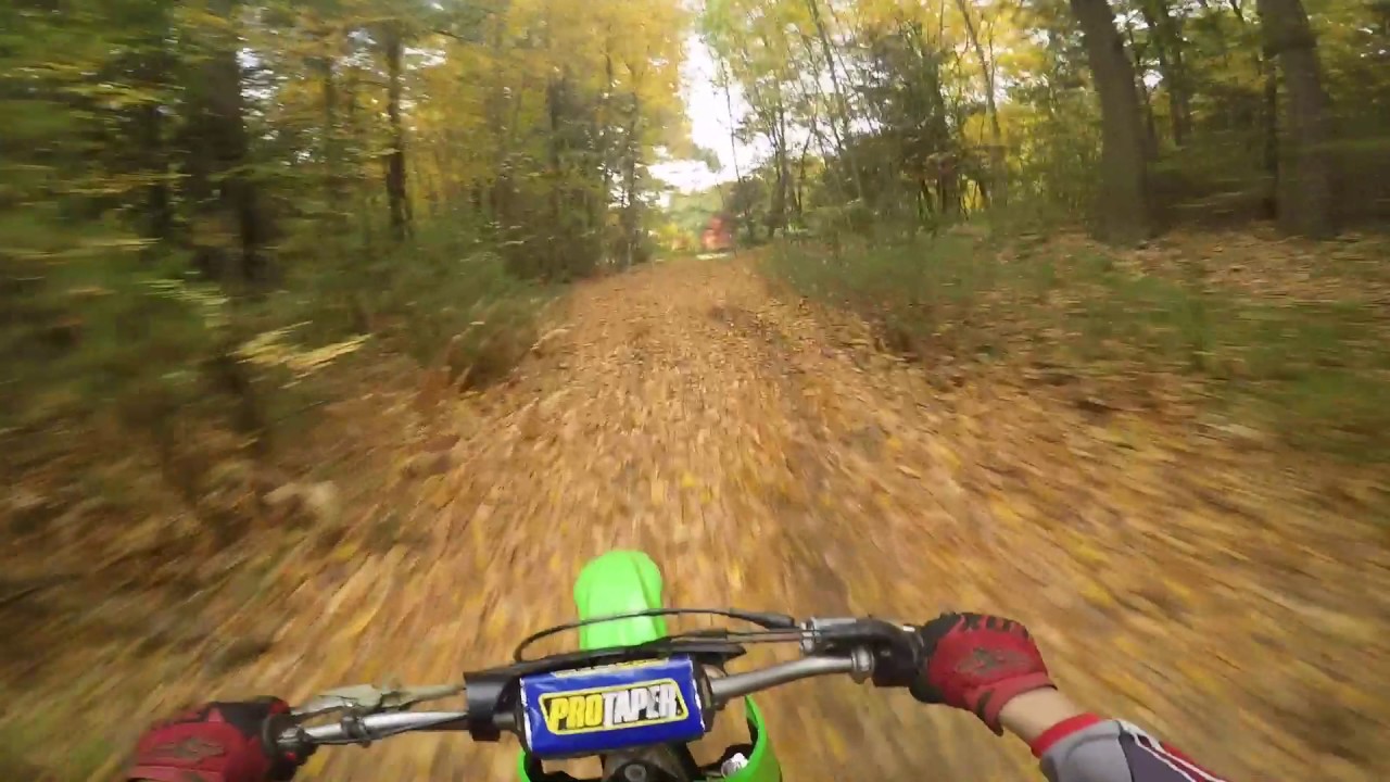 Kx250f trail ride - YouTube