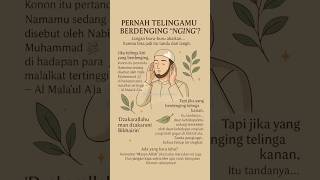Makna Telinga Berdenging Menurut Islam 🌙 #selfimprovement #shorts