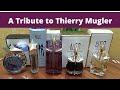 A Tribute to Thierry Mugler | Angel edt, Angel Fetish Star, Alien edt, Alien Essence Absolue...