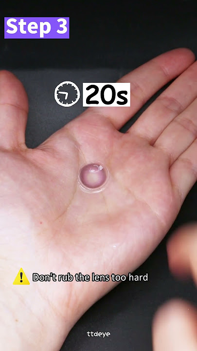 #howto Clean Your Contact Lenses? | Tutorial for contacts beginners💗