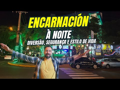 Encarnación at Night 🇵🇾 | What It's Like to Live and Have Fun in Paraguay – 2025