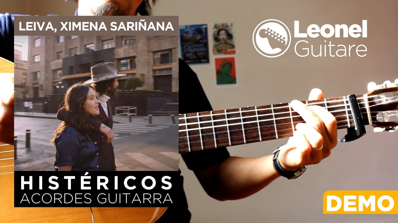 Leiva, Ximena Sariñana - Histéricos - Acordes guitarra (demo) - YouTube
