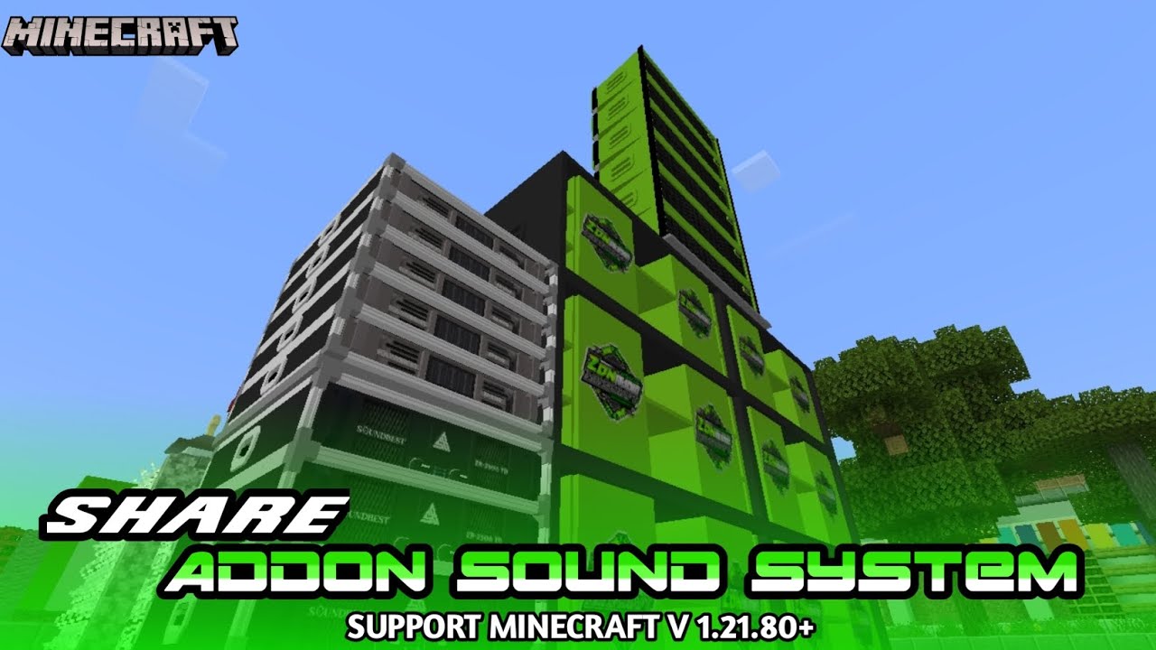 Sound System Minecraft Share Addon sound system box CT || Addon minercraft 1.21 - YouTube