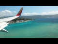 Landing in Montego Bay, Jamaica