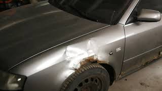 Audi A6 Remontas,A6 Repair With Legs, Preparing To Sell