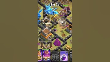 Destroy Townhall 8 at a glance! #clashofclans #highlights #reelsvideo #gaming #foryou #bestclip