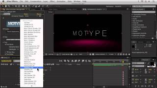 Killer Titles Inside After Effects Using Motype & Nodes