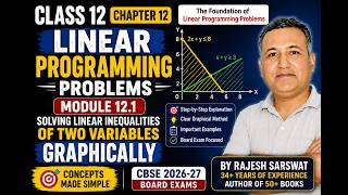 Class 12 Maths | LPP-1 | Solving Linear Inequalities in Two Variables Graphically