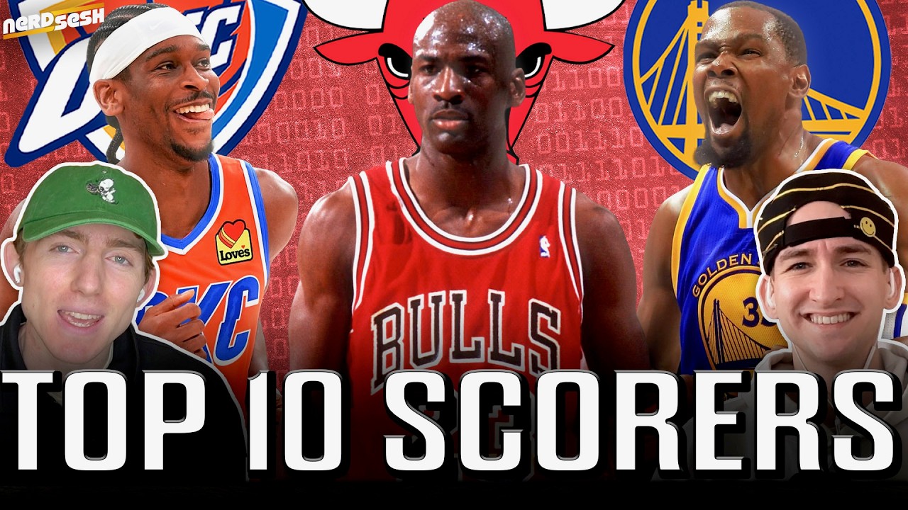 Top 10 Scorers in NBA History: KD OVERRATED? SGA Top 5? Shaq, Jokic or Kareem GOAT big? | Nerd Sesh