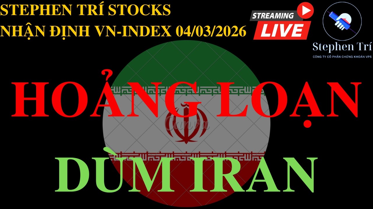 🔴VN-INDEX 04/03/2026: Chứng khoán Israel tăng - Chứng khoán Việt Nam giảm - Chuyện gì đang xảy ra?