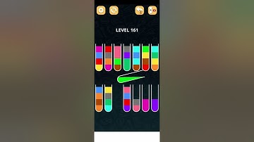 Color Sort Puzzle Level 161 Walkthrough Solution iOS/Android