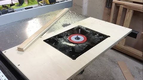 Table Saw Router Extension