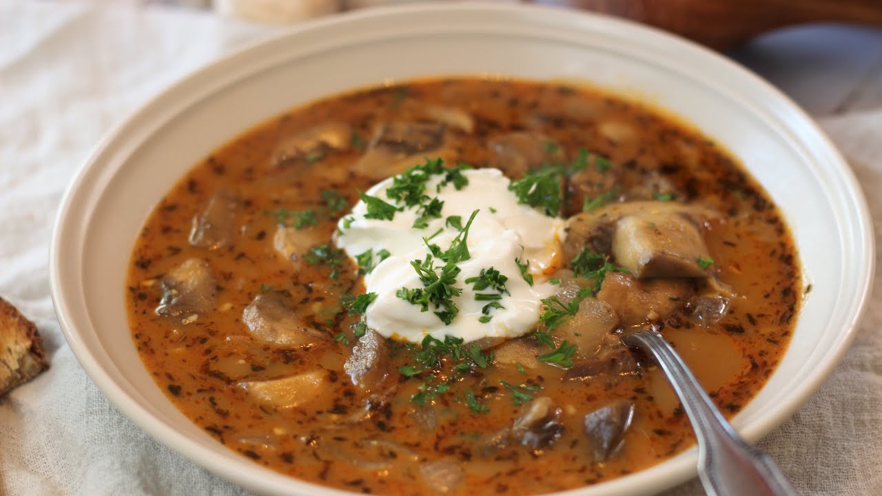 Hungarian Mushroom Soup | It's Only Food w/ Chef John Politte - YouTube