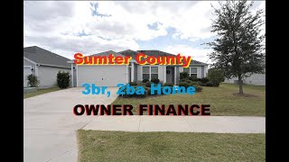 #Florida Owner Finance 3br, 2ba home in Sumter County