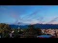 Mesmerising Sunset View of Mountains in Haldwani #mountains #sunsetview #refreshing #naturesounds 