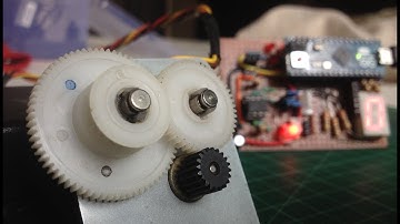 Seven segment display with a stepper motor | Stepper motor as rotary encoder | Arduino