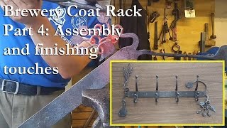 Trillium Forge: Brewery Coat Rack, part 4 - Assembly and finishing touches