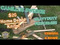 $20 Heavy Duty Field Knife from Home Depot??? - Camillus Swedge - VIEWER REQUEST Unboxing &amp; Review