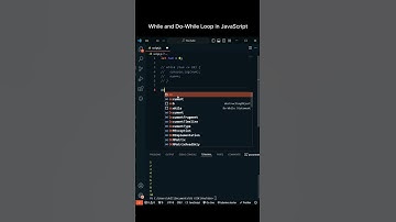 While and Do-While Loop in JavaScript #coding #programming #javascript