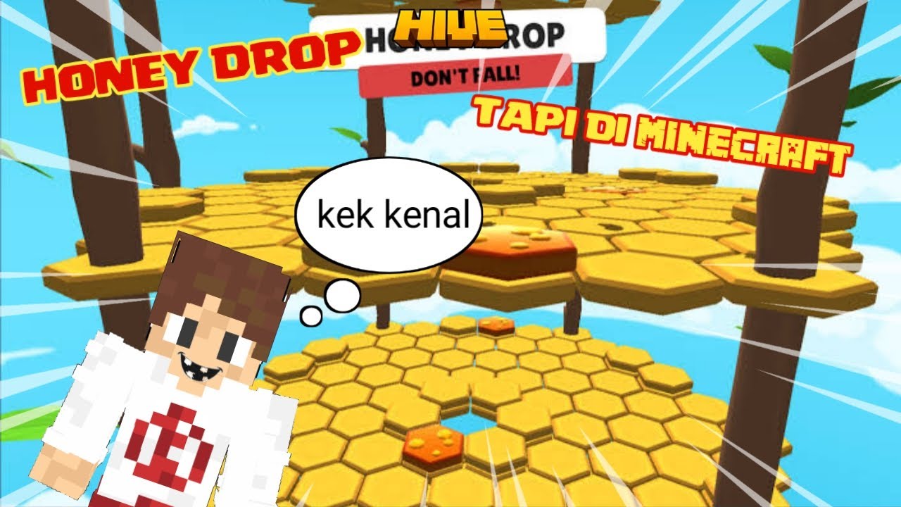 Aku main block drop di Minecraft, bot banget | Minecraft Indonesia ...
