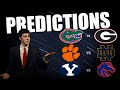 College Football Week 10 Predictions (Late Kick Cut) - YouTube