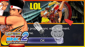 CvS2: Maki Player Whiffs Super Combo and Ragequits 🤣