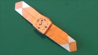 腕時計 折り紙 Watch Origami Youtube