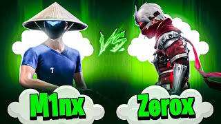 Zerox FF🇳🇵 Vs M1NX🇧🇩 | Cleanest Fight Ever🍷1vs1 series #04 screenshot 1