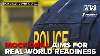 Local agencies conduct first full-scale active shooter drill at Moundsville Middle School
