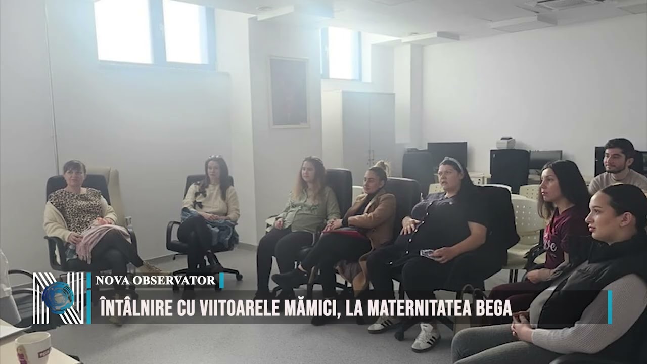 &nbsp;Întâlnire cu viitoarele mămici, la Maternitatea Bega