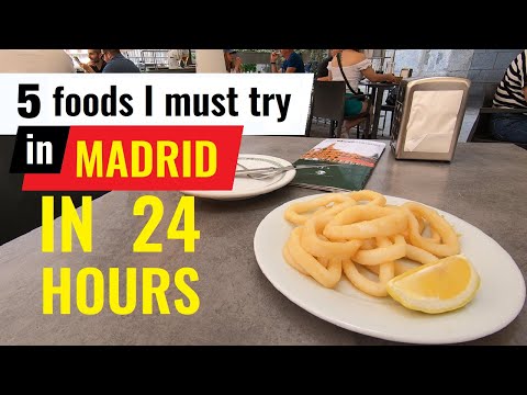 MORE DIFFICULT THAN I REALISED - Finding 5 Spanish foods in Madrid in 24 hours.