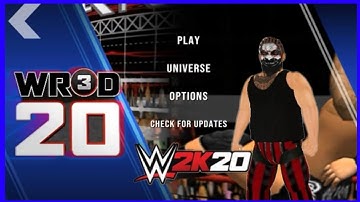 New WR3D mod 2K20 by HHH 2020 mod link released finally Menu + new Moves
