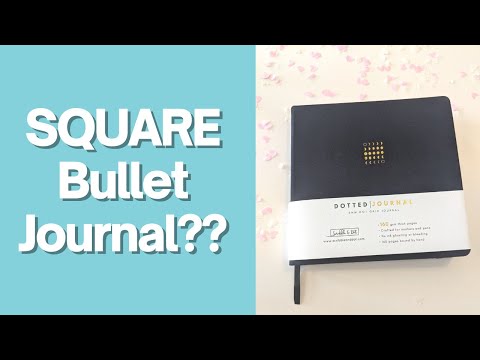 NEW Bullet Journal Setup 💜 Square bujo 