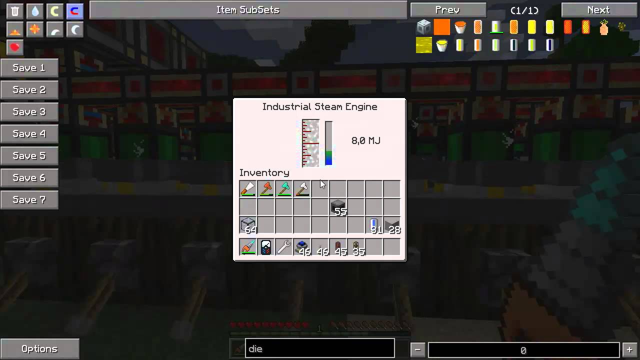 Minecraft 1.5.2 - Как подать пар от бойлера на моторы через ликвидакты [RailCraft + TE мини гайд]