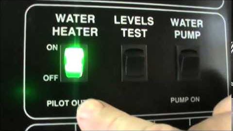La Mesa RV Tip - How to Use the RV Control Panel, Tanks, Generator, A/C & Water Levels