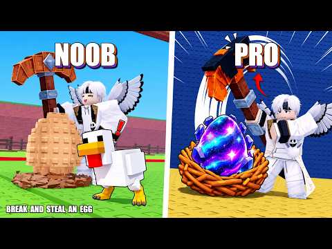 Mas Ge NOOB Ke PRO Sampai Bisa CURI TELUR Bos Paling Ujung Di Break And Steal An Egg
