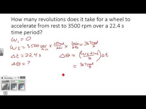 Rotational Motion Problem 2