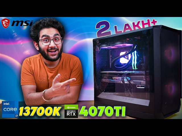GeForce RTX 4070ti Suprim X + Intel Core i7 13700K Gaming