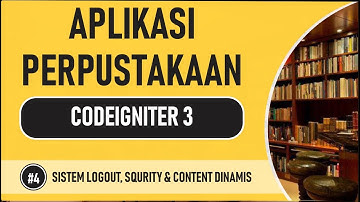 Tutorial Aplikasi Perpustakaan Codeigniter 3 dan Bootstrap #04