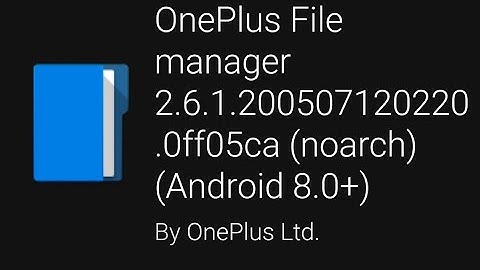 ||Oneplus new file manager with few updates||