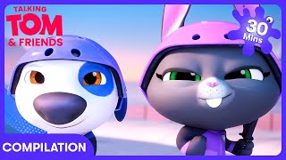talking tom epic ski slope challenge wildbrain kids wildbrain