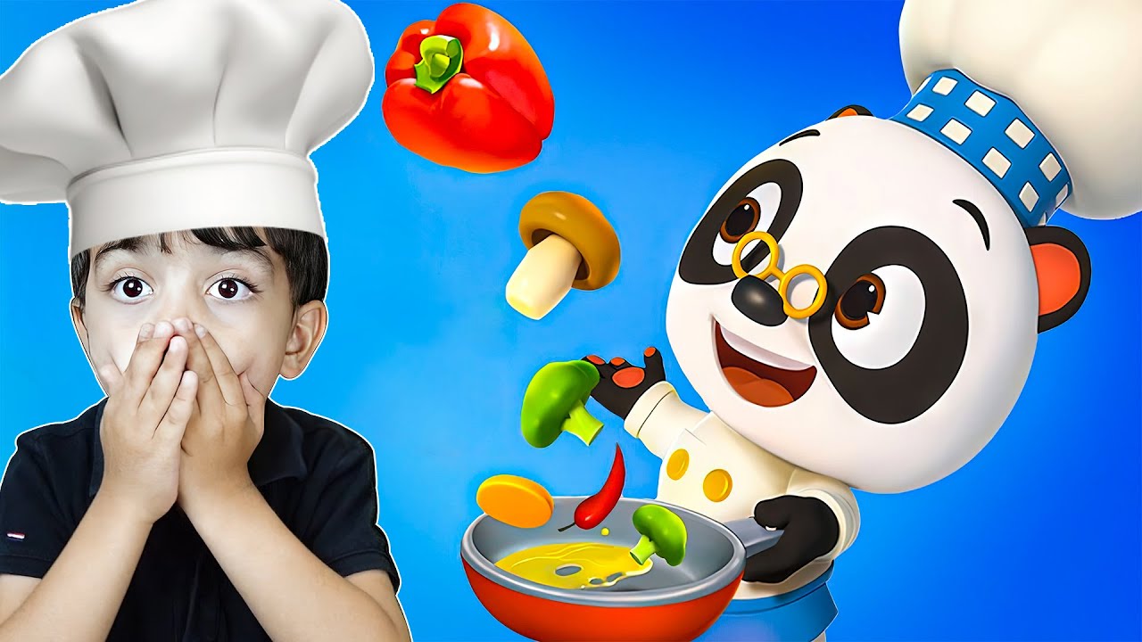 AŞÇI OLUP HAYVANLARA YEMEK YAPTIK !! 😱 Dr Panda Restaurant 3