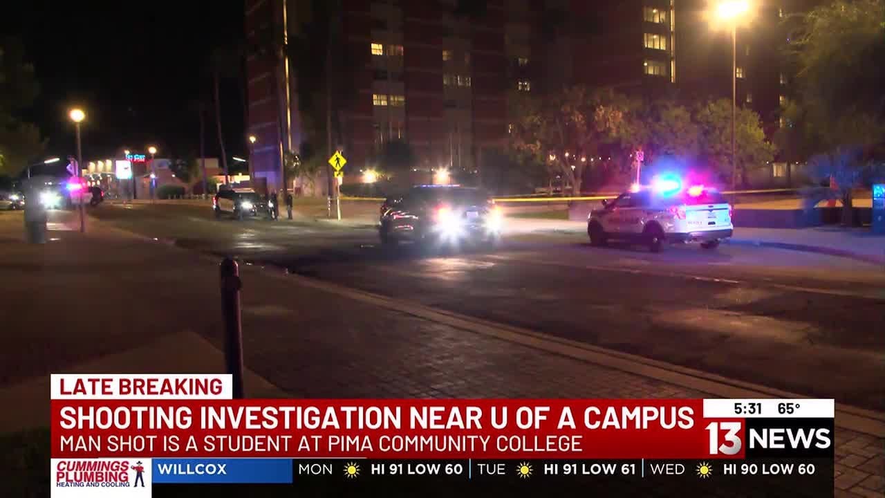 Police investigating shooting near University of Arizona campus ...
