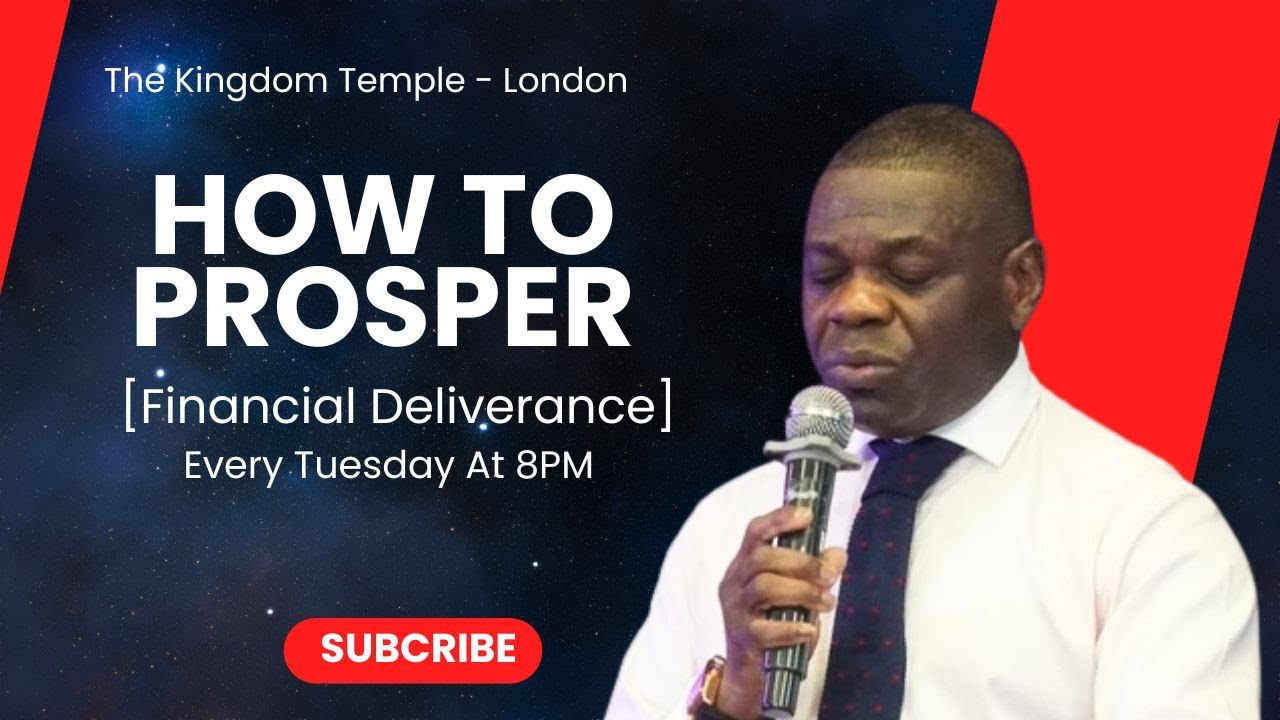 How To Prosper As A Christian | With Minister Anthony | The Kingdom ...