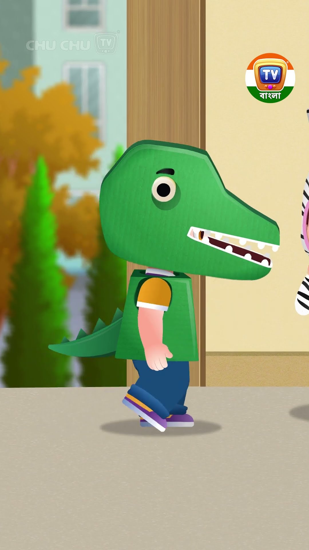 পুনর্ব্যবহারযগ্য Dinosaur (The Recycled Dinosaur) #Shorts #ChuChuTV #Storytime #BanglaStories